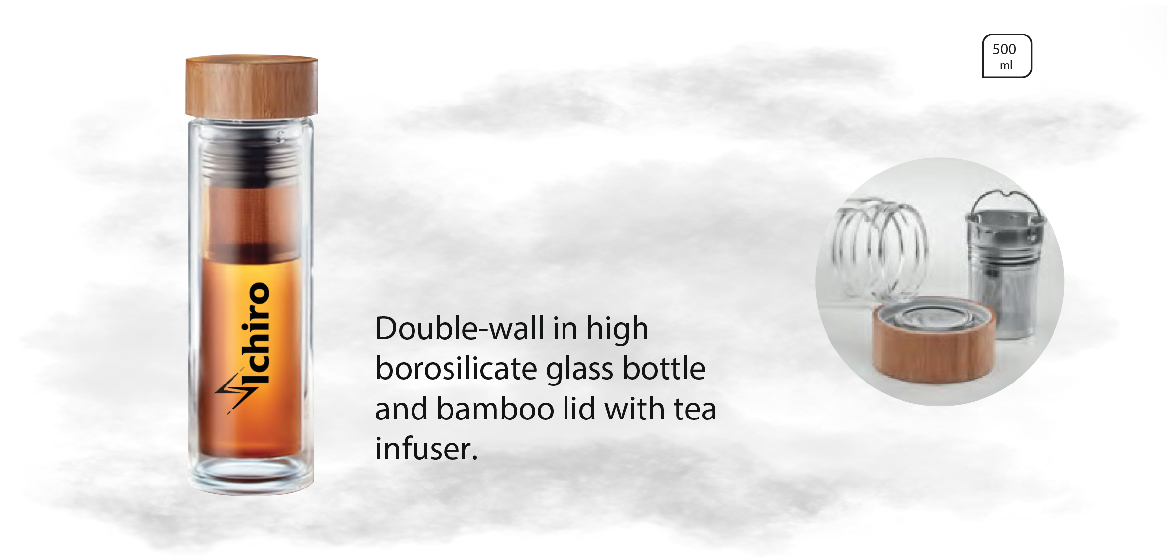 BOROSILICATE GLASS BOTTLE