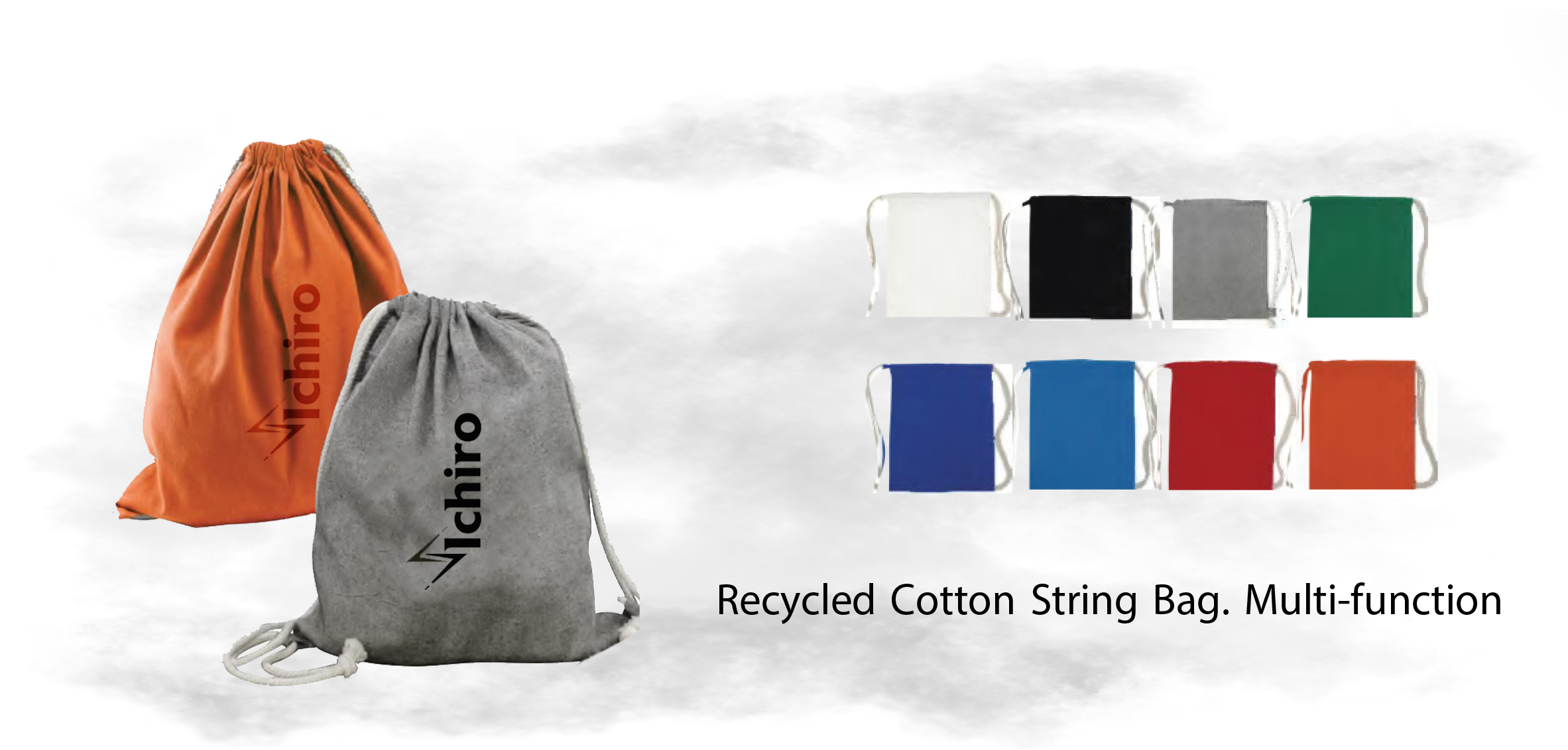 RECYCLED COTTON STRING BAGS