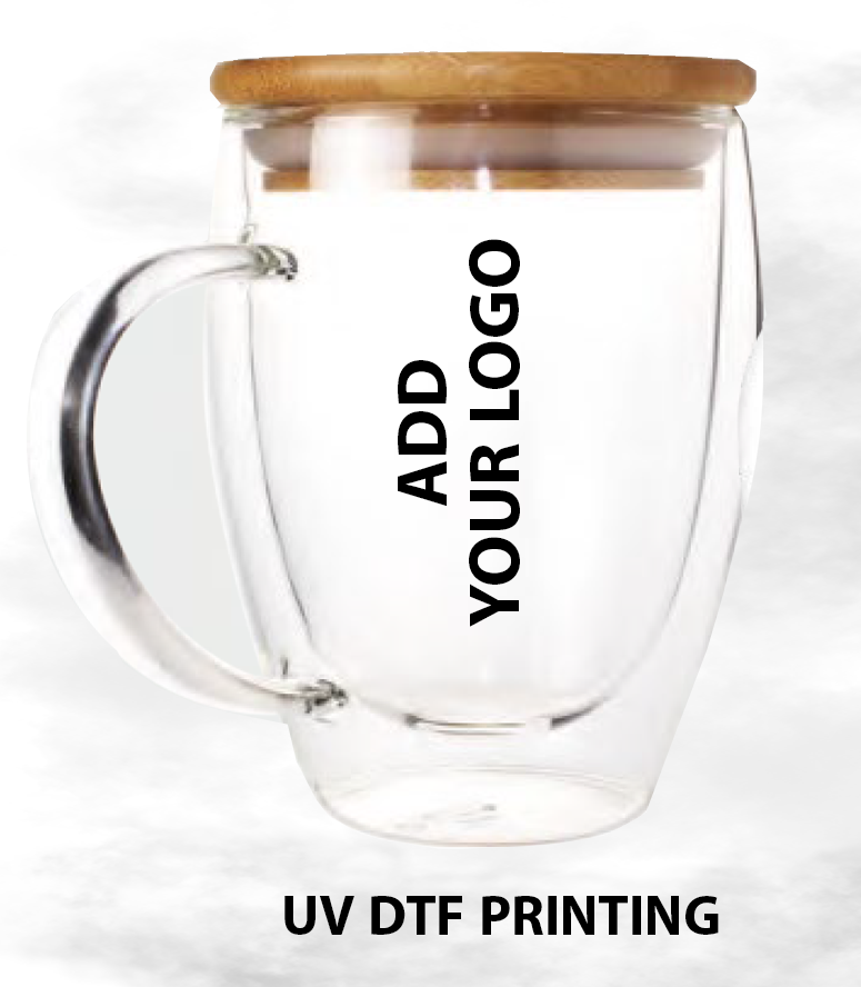 CLEAR MUGS  DOUBLE WALLED